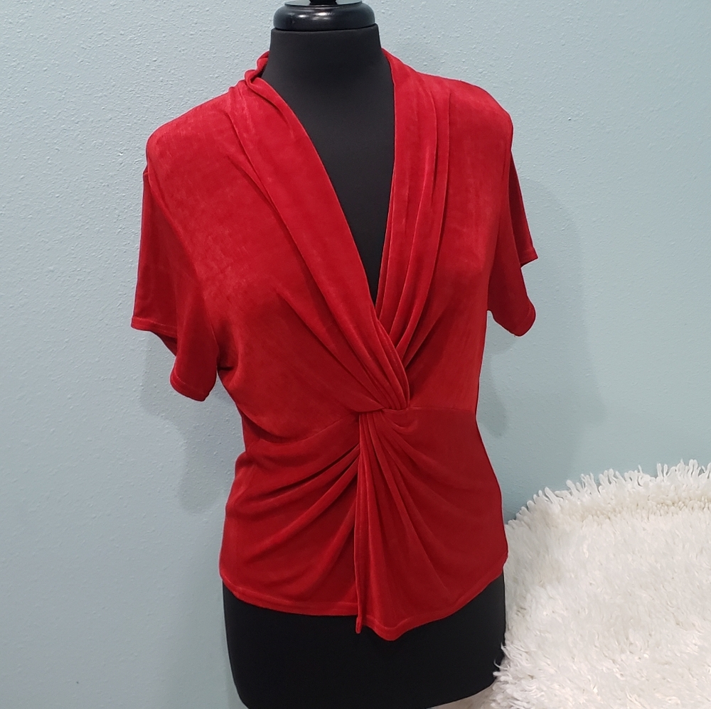 Saddle Ridge Vintage Red Blouse
